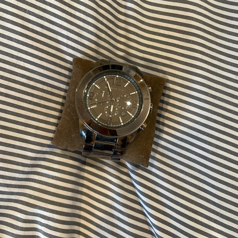 Michael Kors early 2000s tortoise shell watch